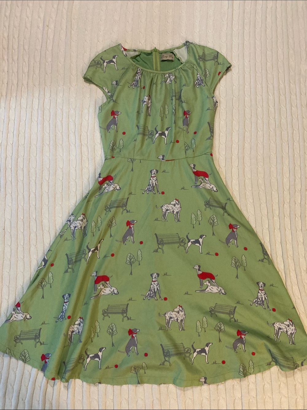 Lindy Bop dog graphics dress